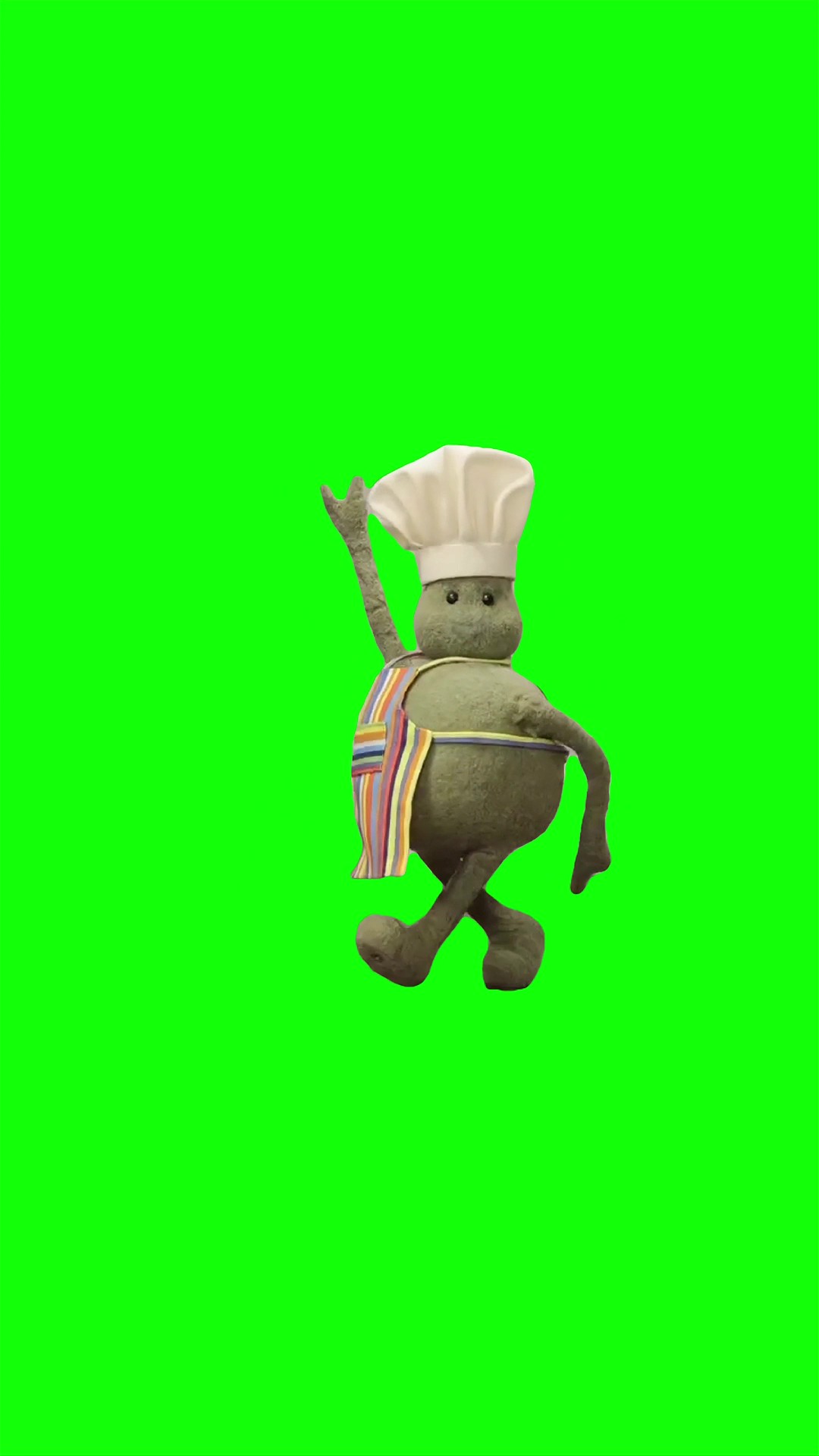 Tiny chef girl like me dance Green Screen Meme