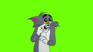 Tom and Jerry Tom crying Green screen