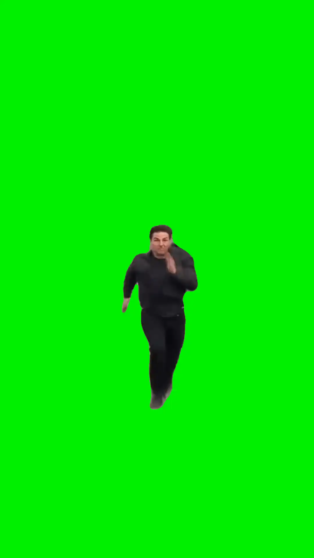 Tom Cruze Running Meme Green Screen