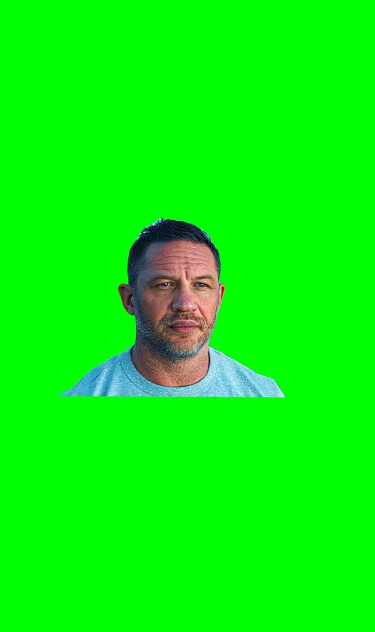 Tom hardy I wont forget you buddy Meme Green Screen