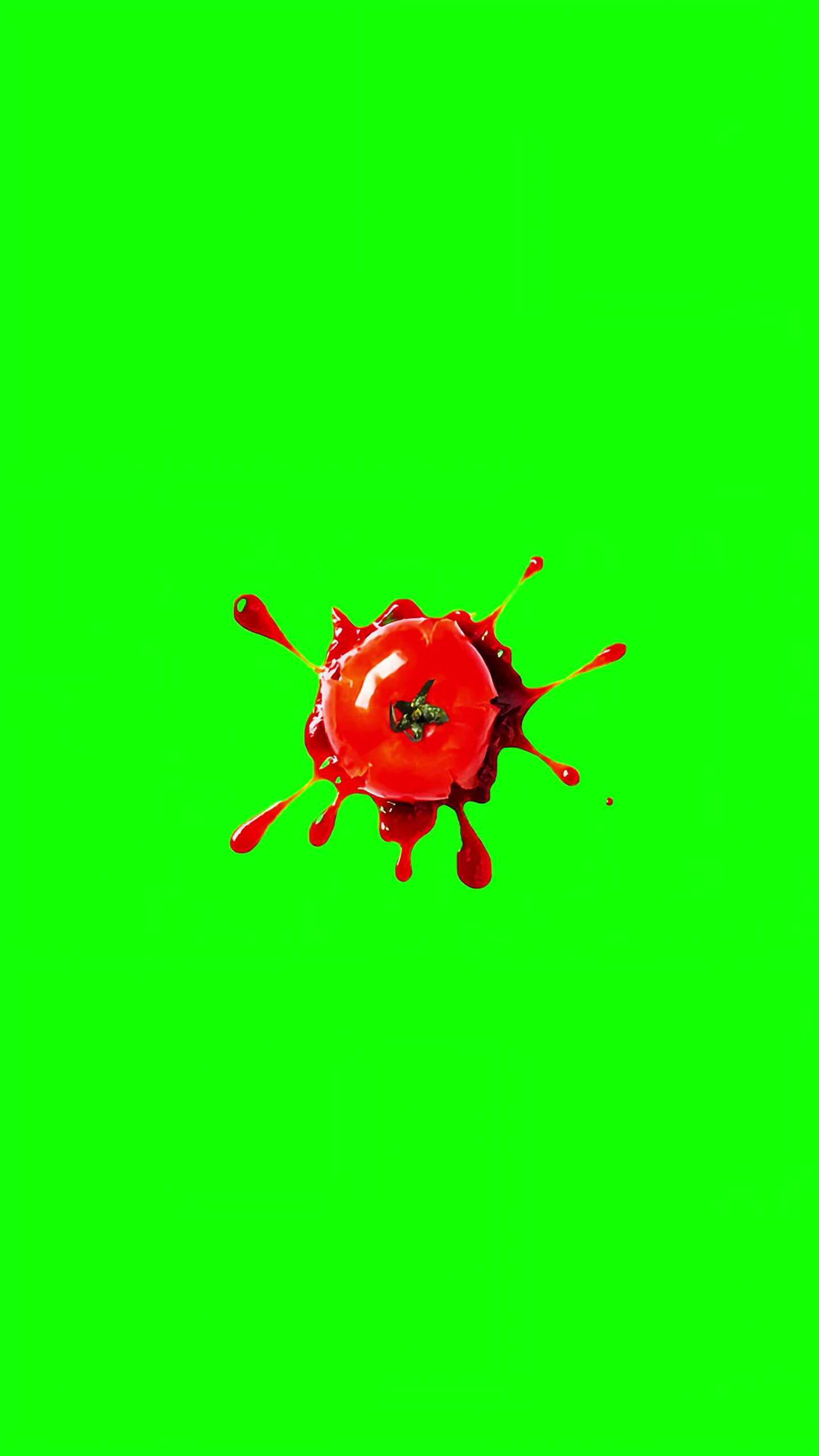 Tomato Splat Green Screen Meme