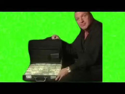 Triple H here comes the money green screen
