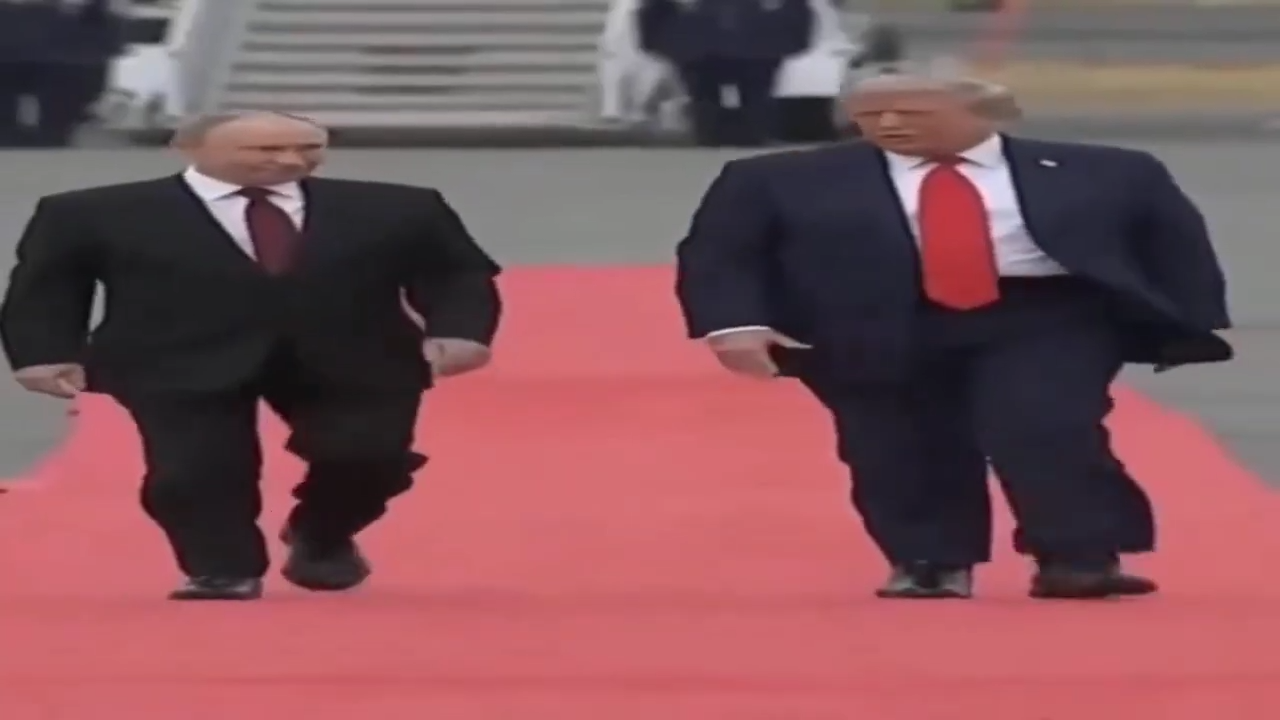 Trump And Putin Walk Meme
