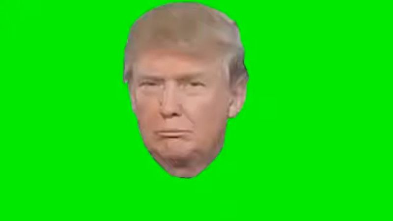 Trump Chromakey Green screen Meme Template