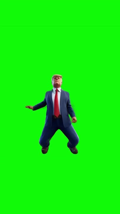 Trump Dancing Meme Green Screen