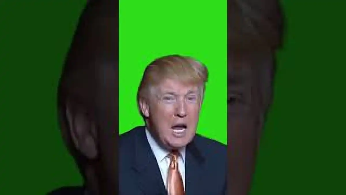 TRUMP Happy Birthday green screen