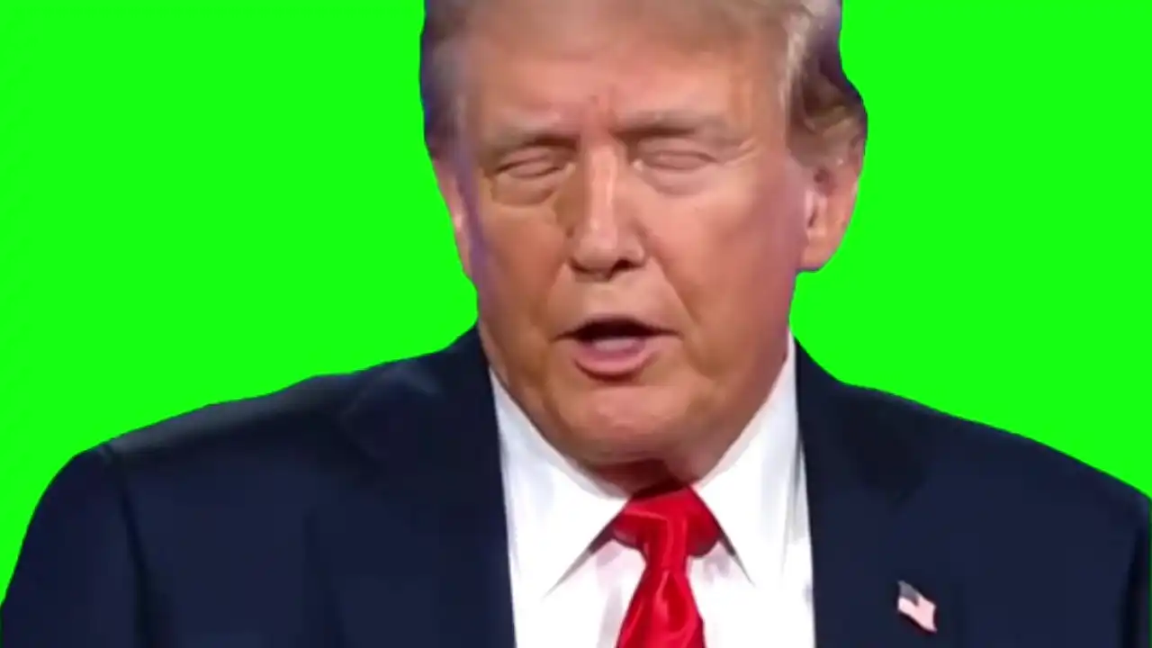 Trump I really don’t know what he said Green Screen