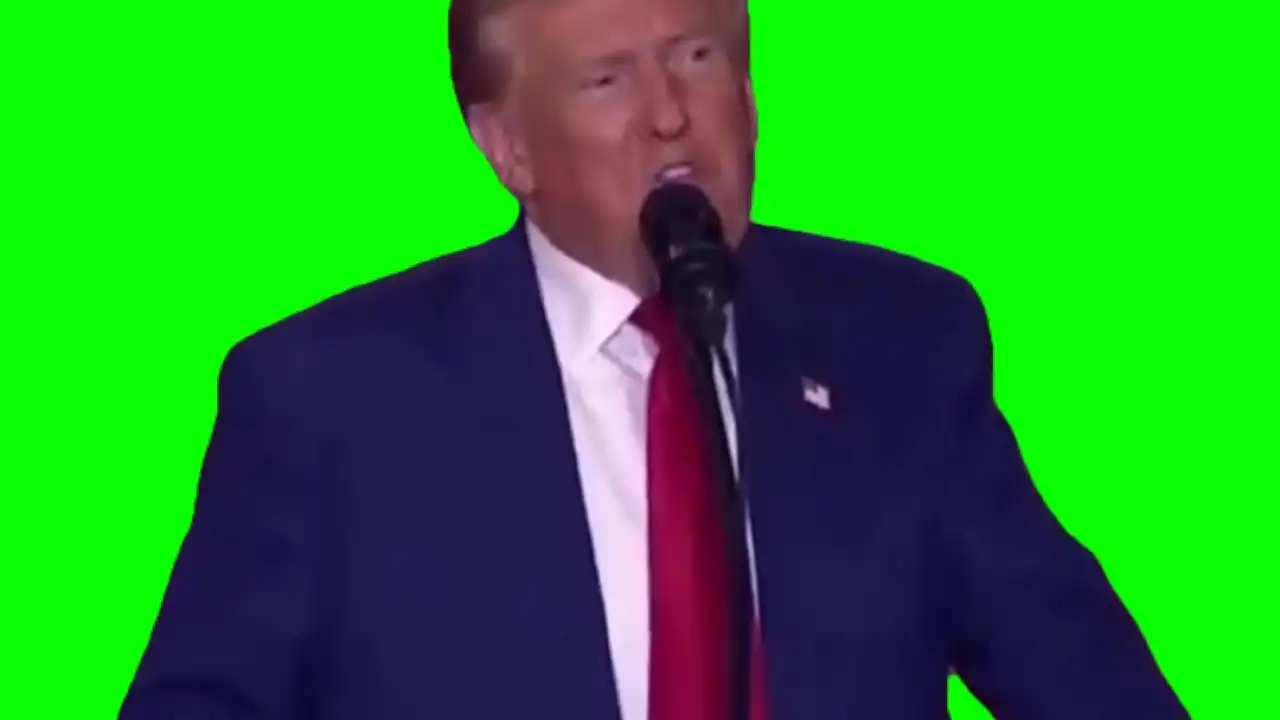 Trump These encounters with death meme green screen