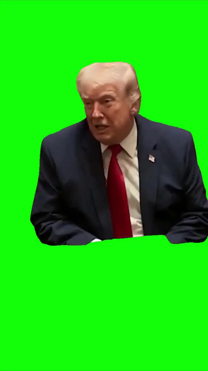 Trump they want to make a deal Green Screen Meme