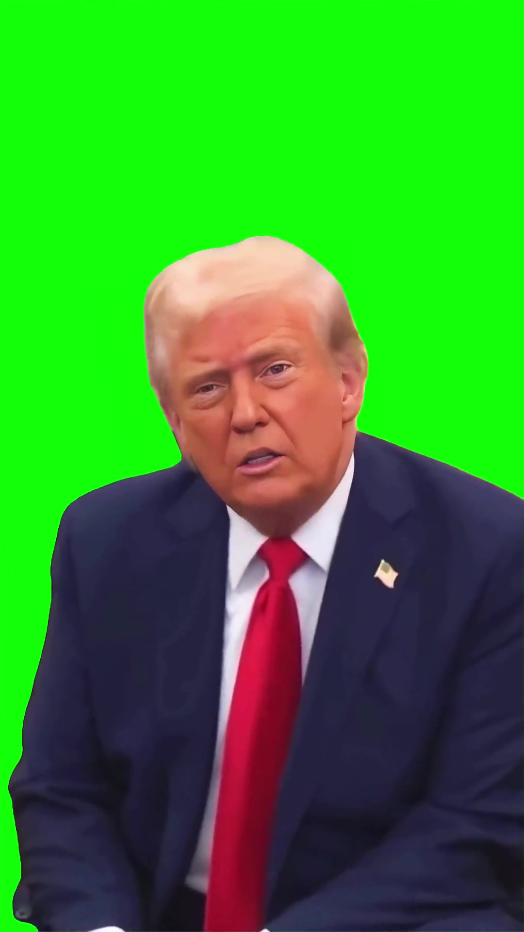 Trump what if anything meme Green Screen