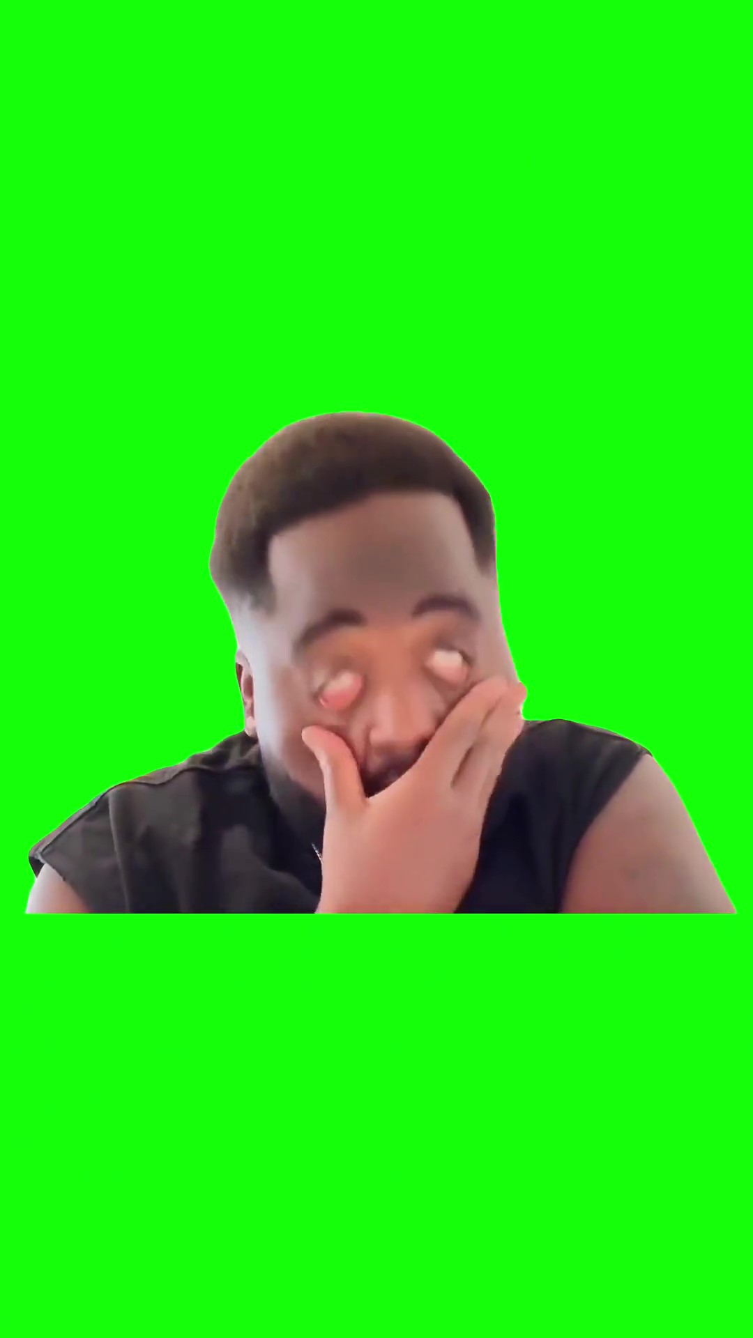 Trying not to laugh Green Screen Meme