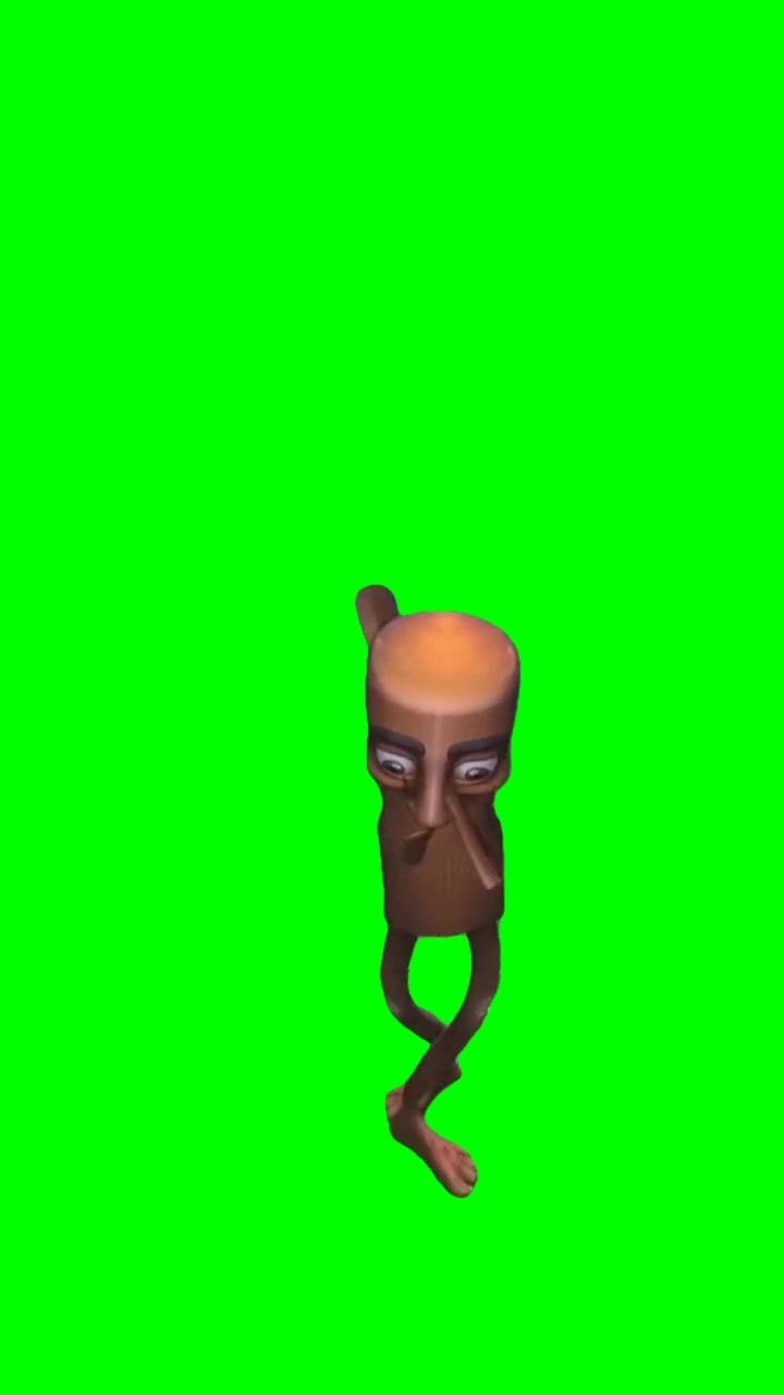 Tung tung rat dance meme Green Screen