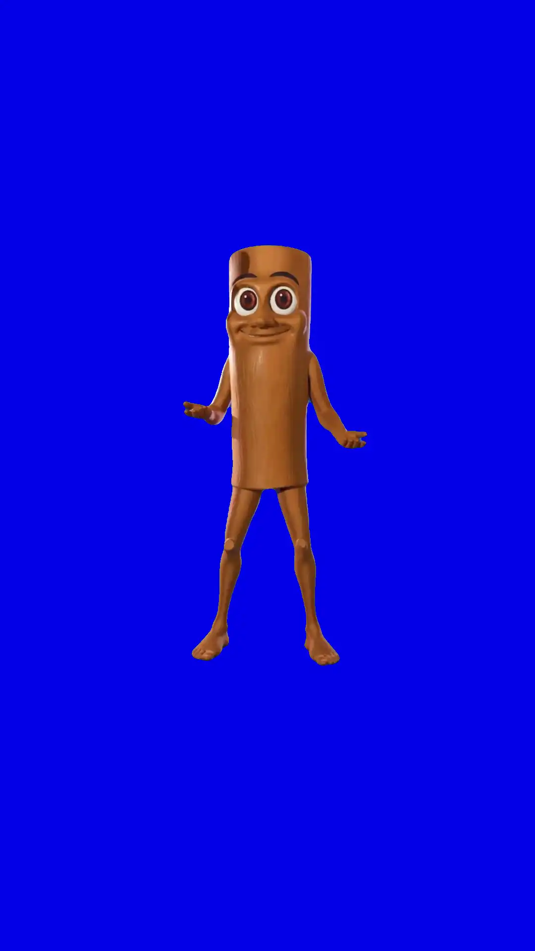Tung Tung Tung Sahur Fortnite Skin Blue Screen