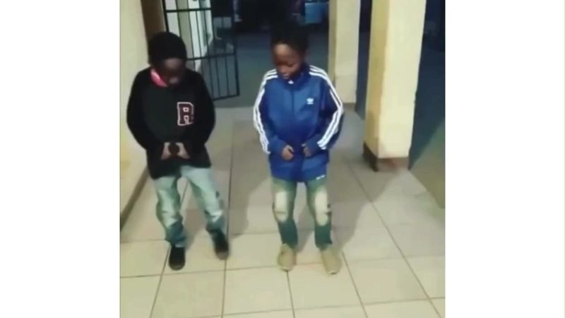 Two boys dancing on pink lips song Trending Instagram Memes