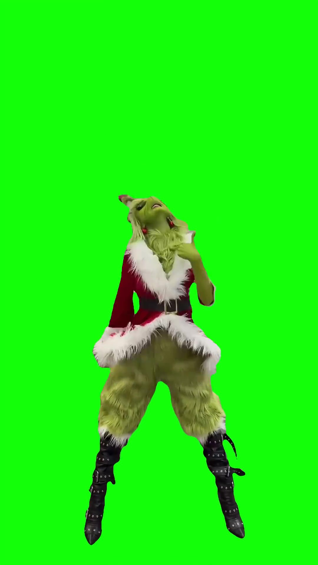 Type dance trend Chanel grinch dance Green Screen Meme