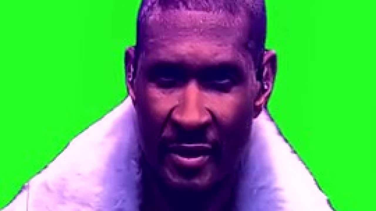 Usher Rizzling daddy’s home Meme Green Screen
