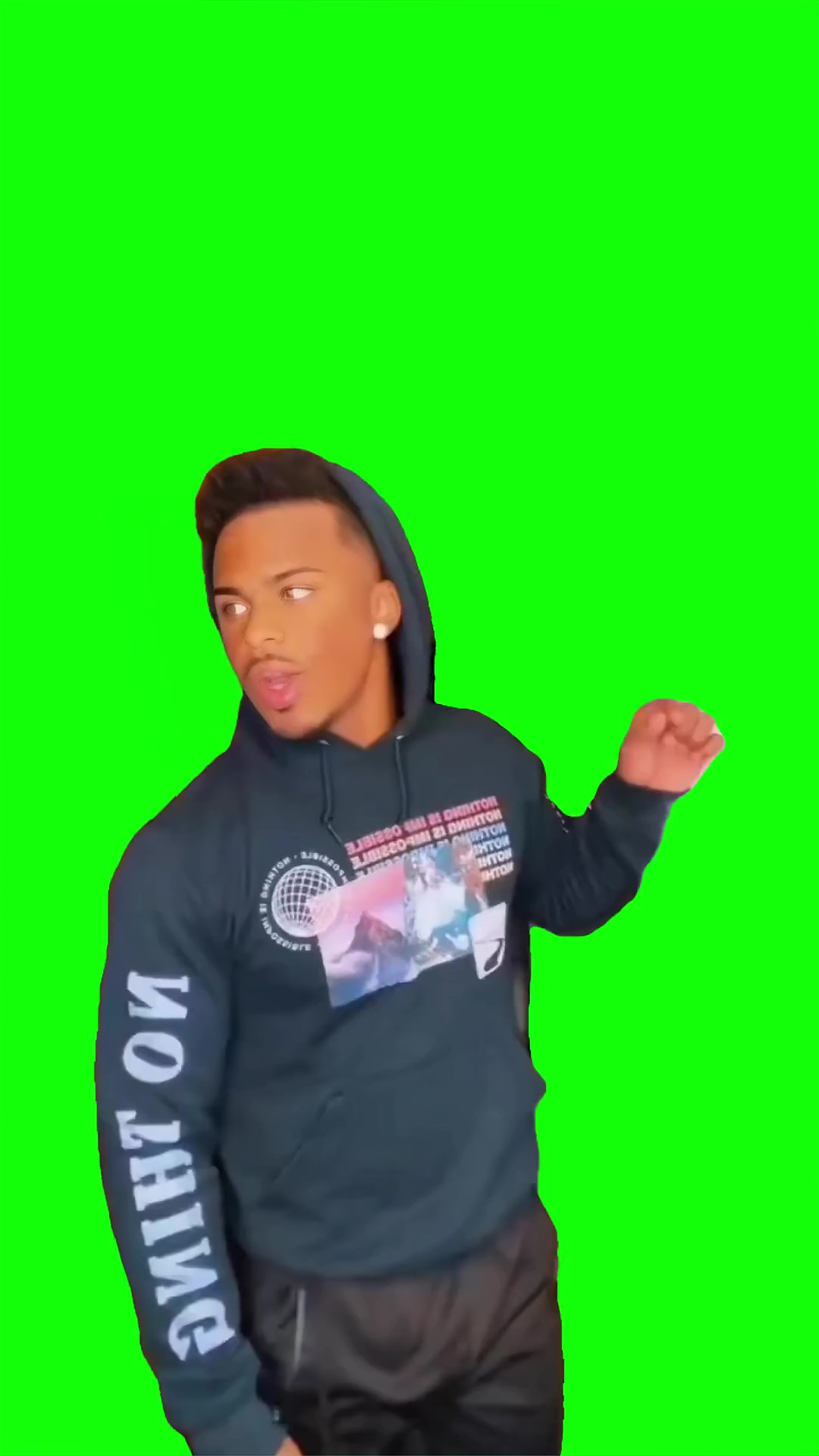 Waking up early Green Screen Meme