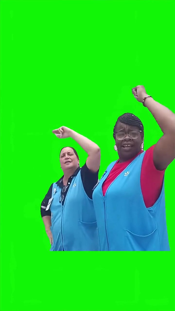 Walmart ladies dance Green Screen
