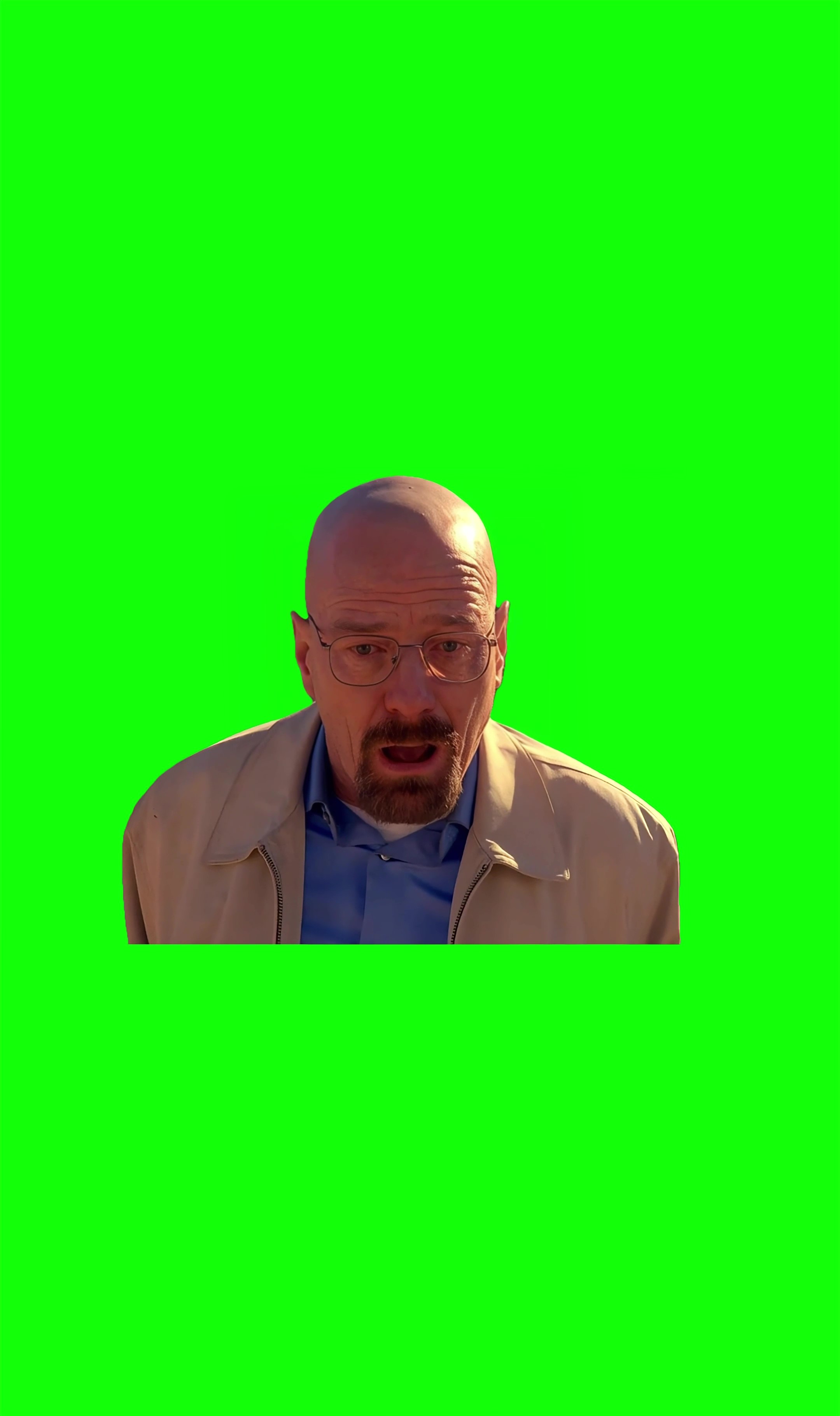 Walter white after hanks death meme green screen
