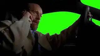 Walter White Driving Green Screen