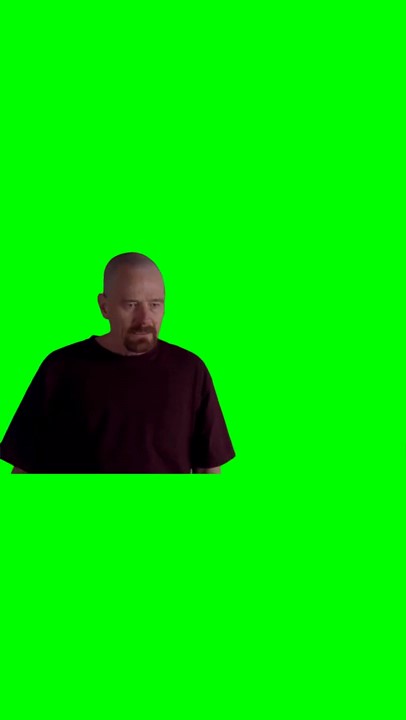 Walter White Let me clue you in. meme green screen