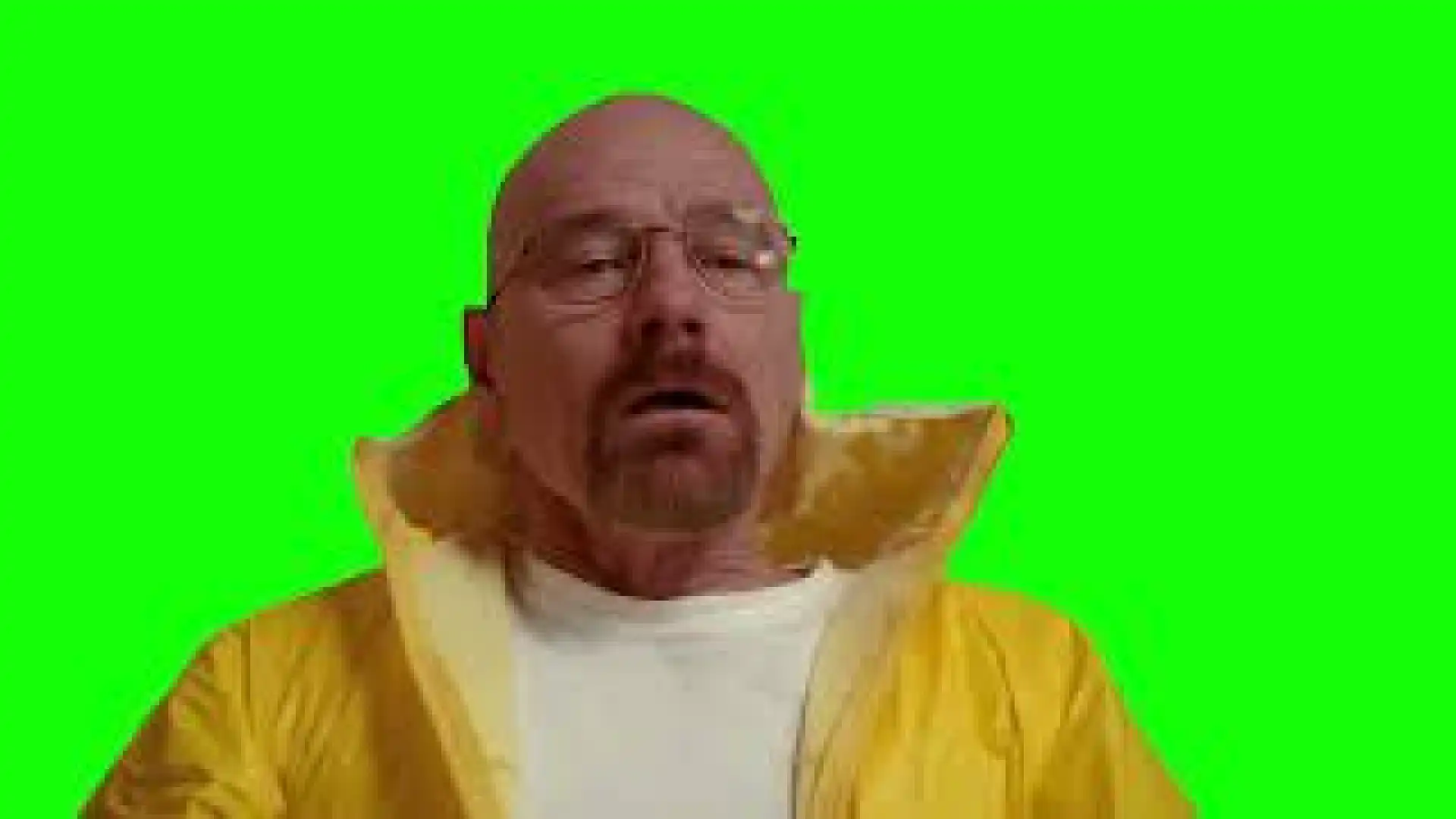 Walter White Suiting Up Wearing Hazmat Suit Green Screen