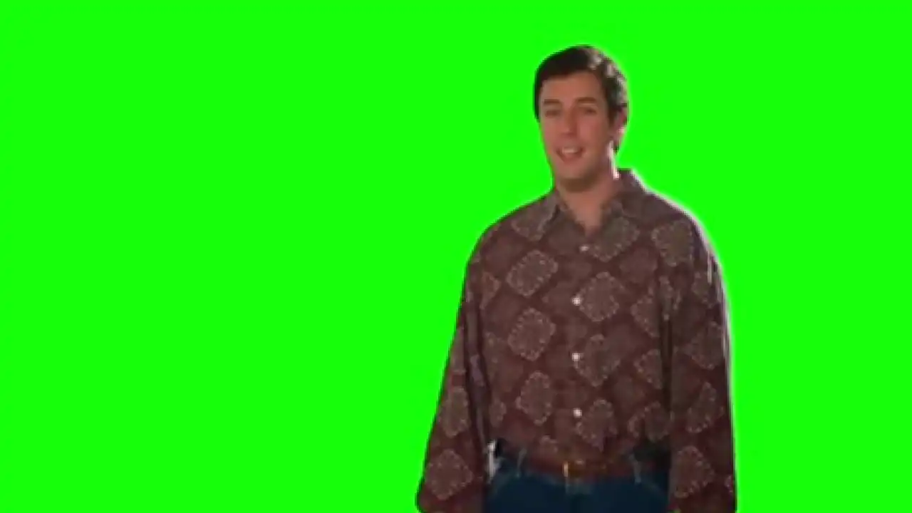 Water Boy Mama Says Meme green screen