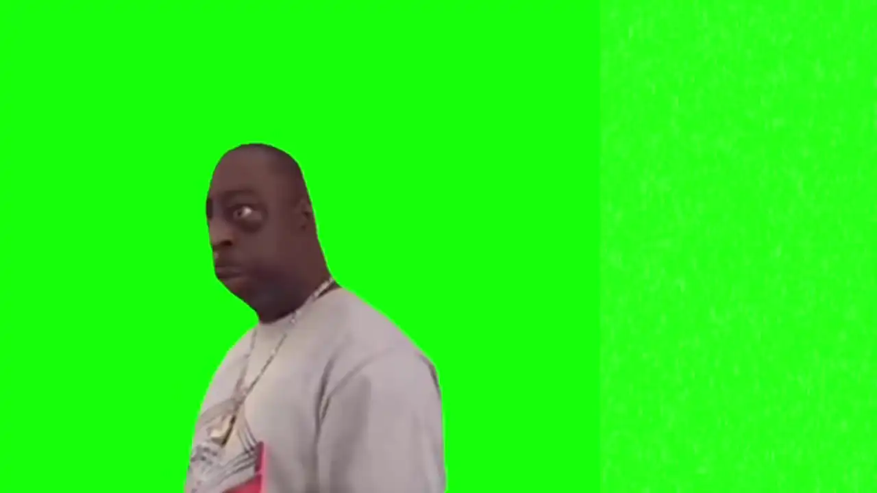 What are you doing Nothing Meme green screen