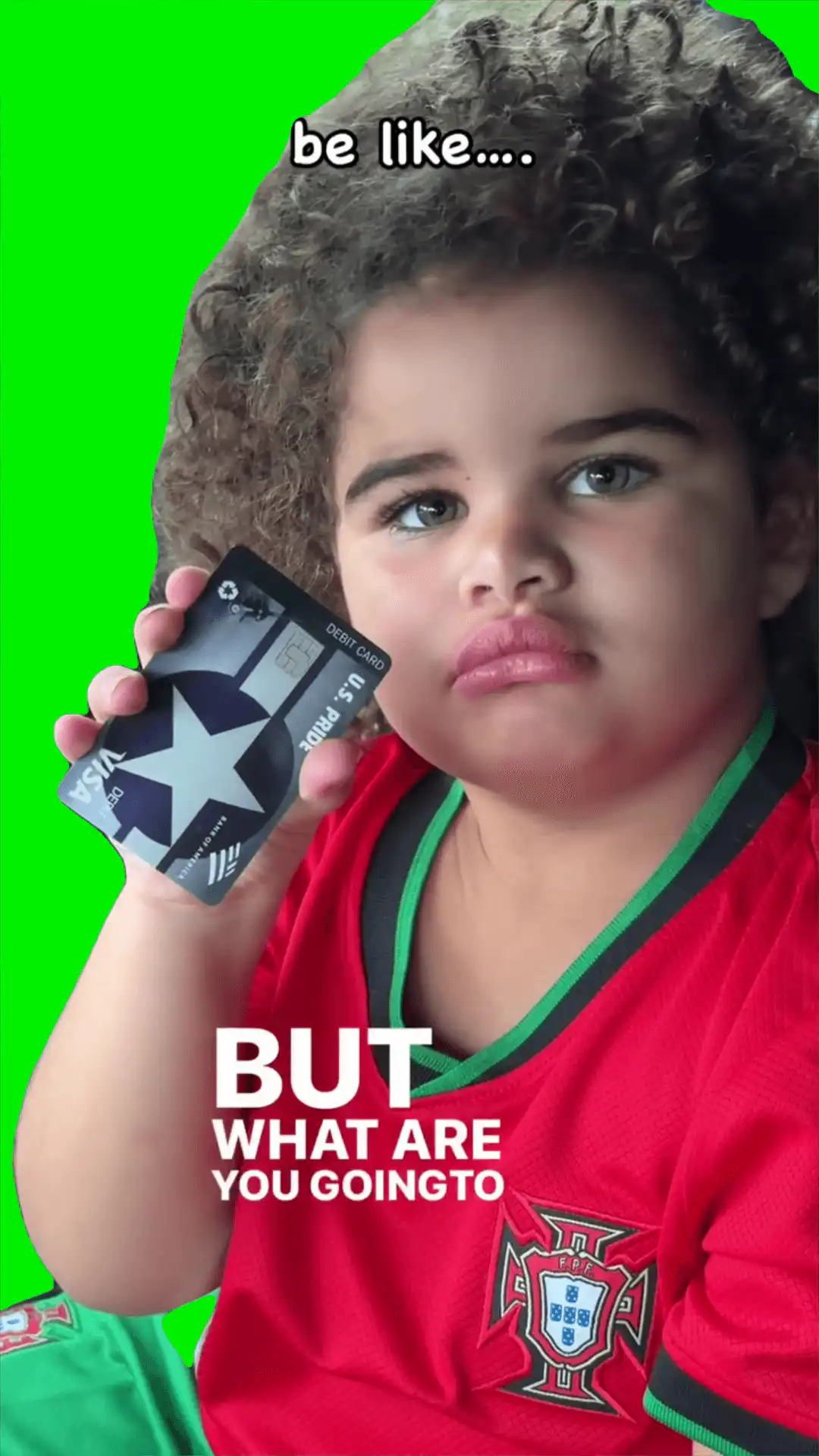 What are you gonna buy with all that money green screen