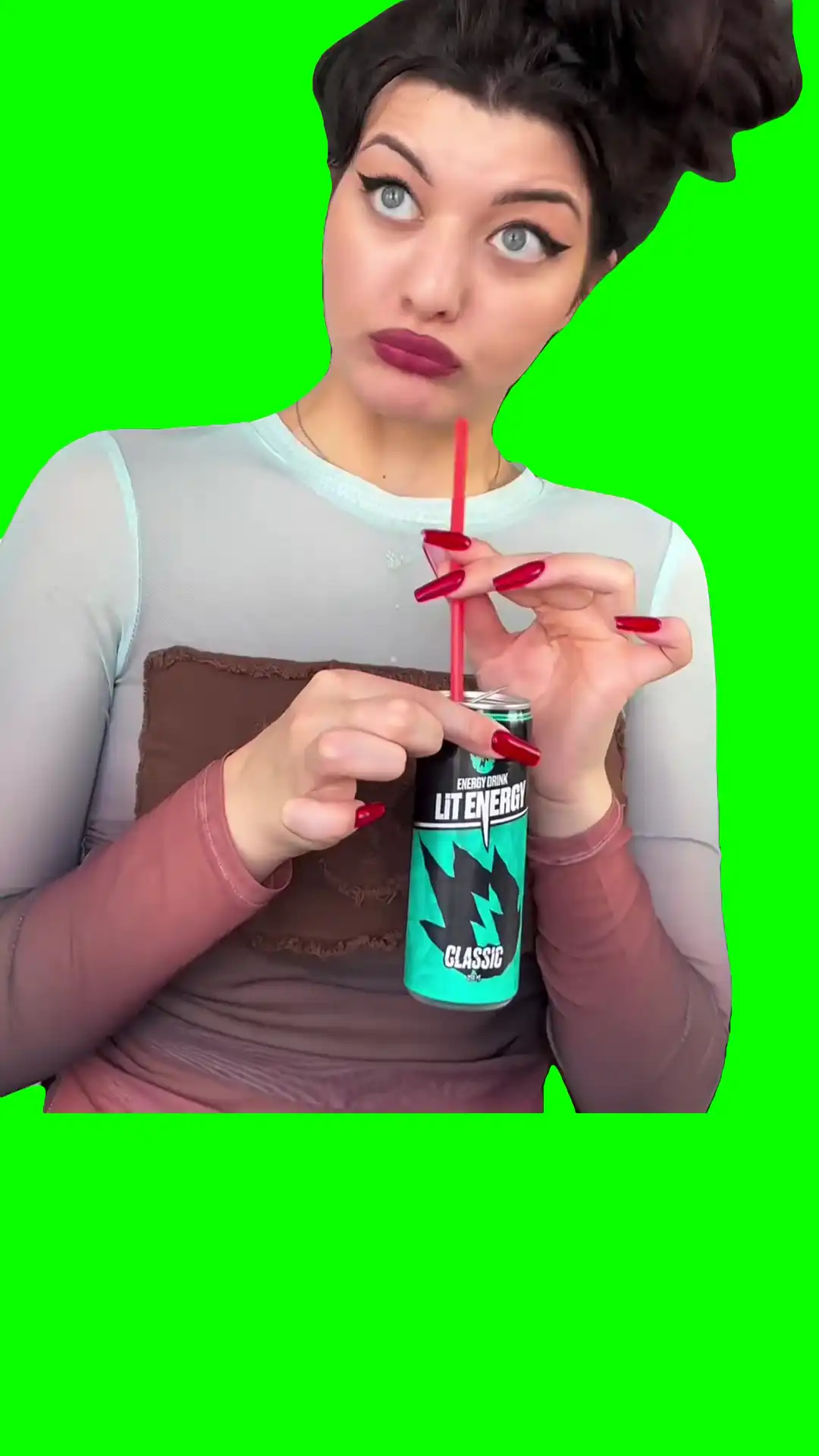When you see a pregnant couple green screen