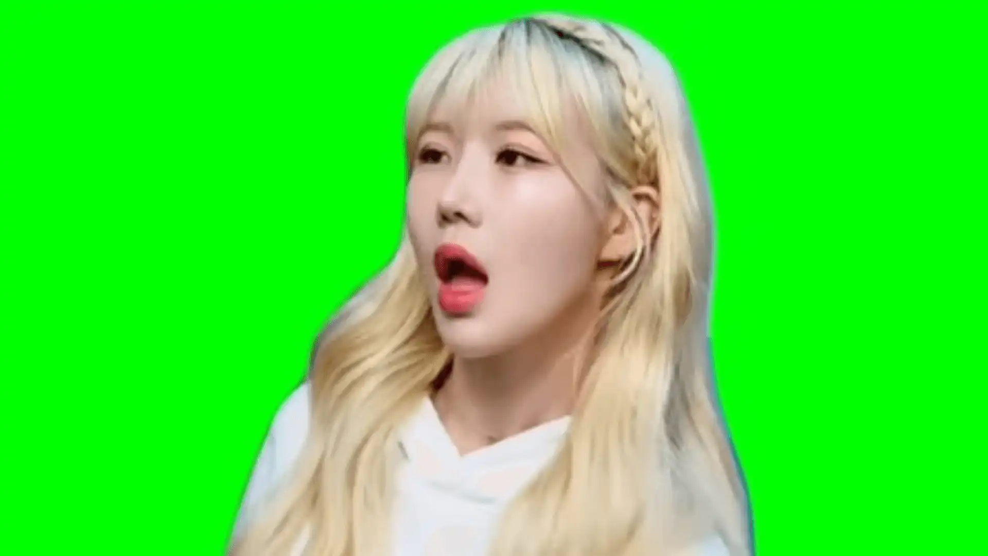 Whos that sexy thang sitting in the mirror green screen