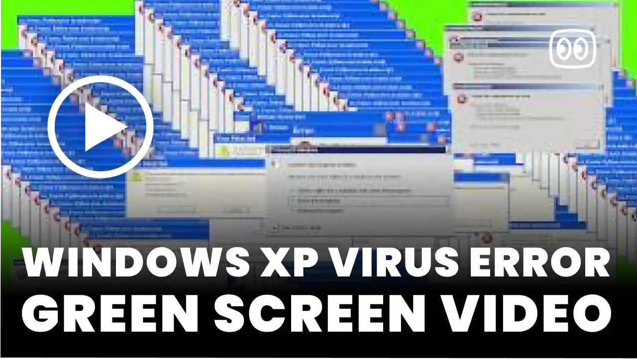 Windows XP Virus Error Green Screen