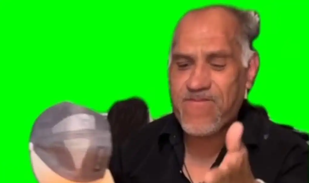 WTF is that meme green screen