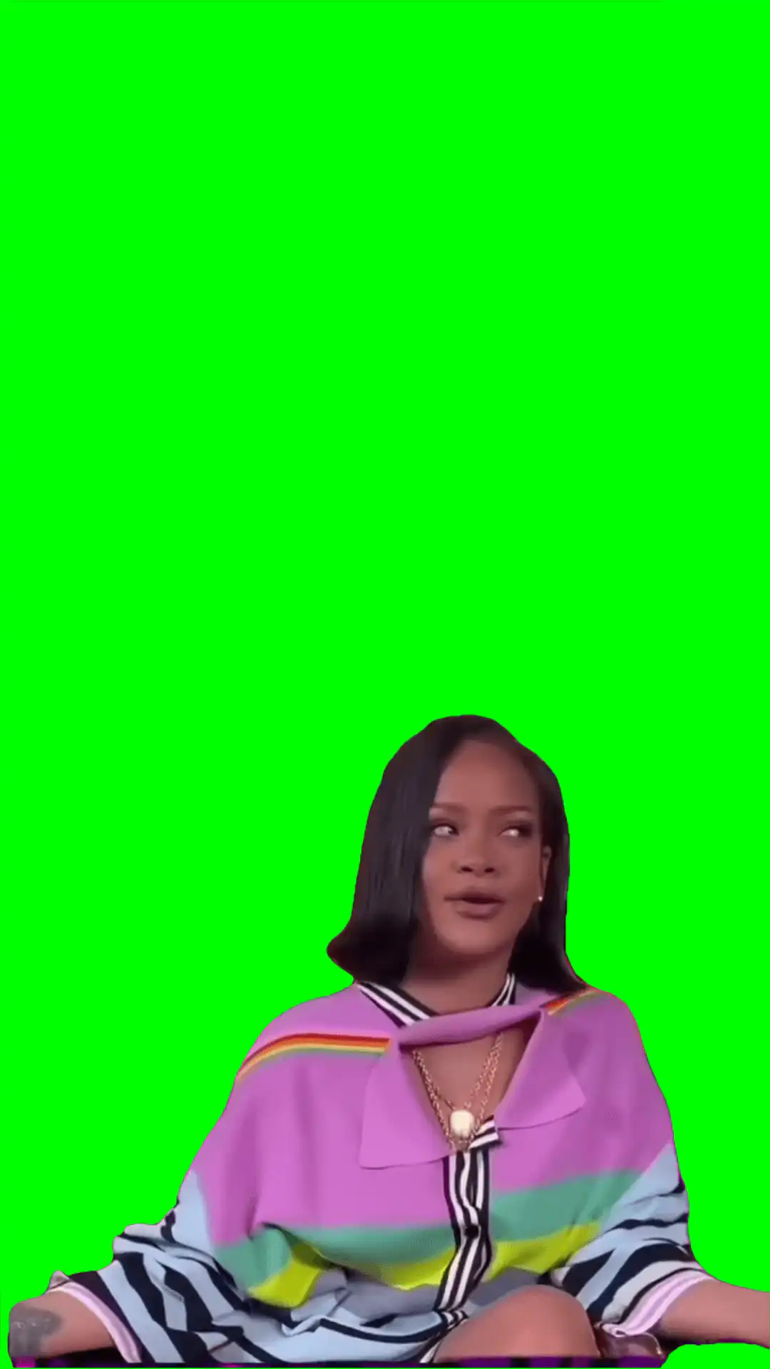 You look at me meme green screen
