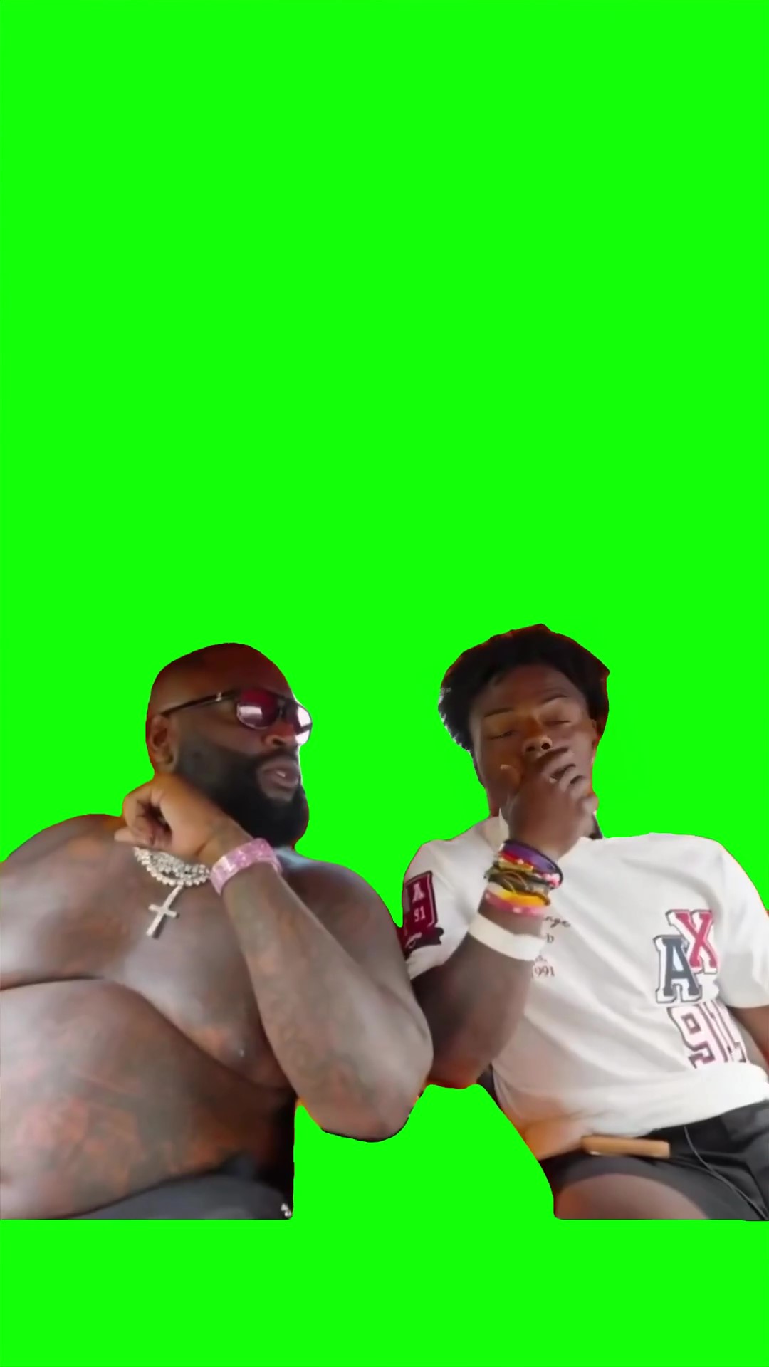 You saying bs right now Green Screen Meme