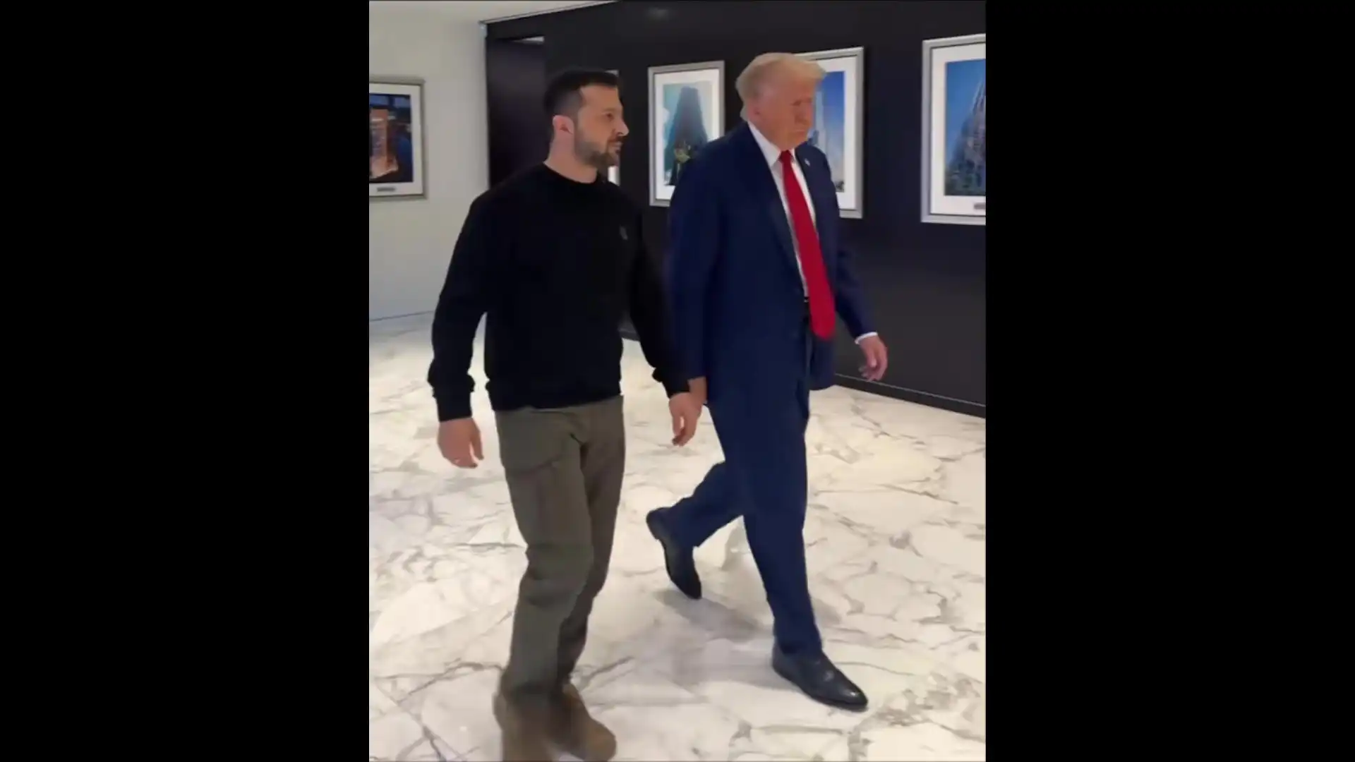 Zelensky & Trump Walk Meme
